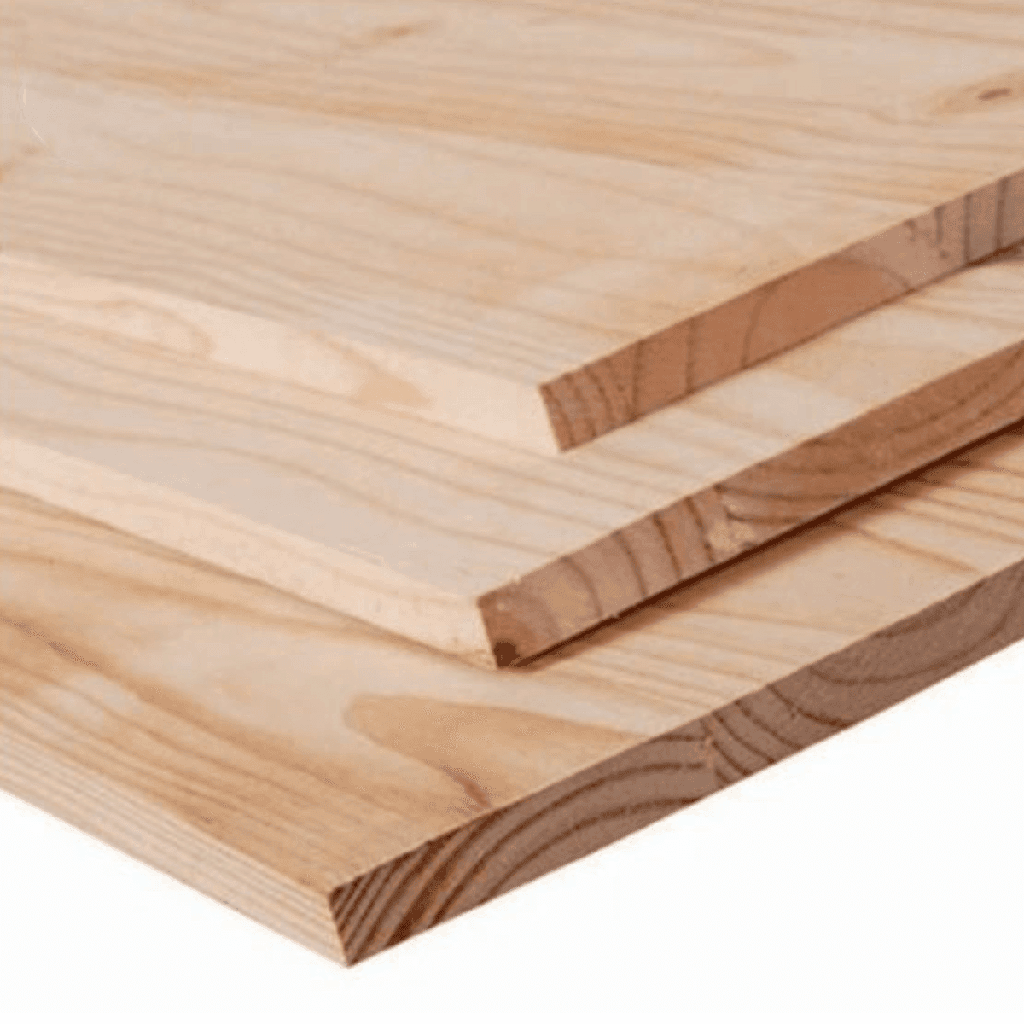 TABLERO LISTONADO PINO TAEDA 3/4" 2' X 8'
