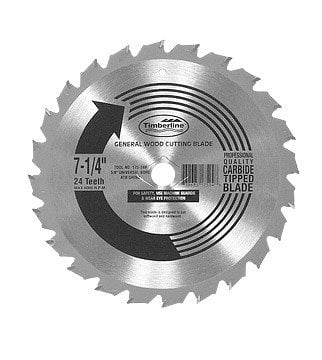 [F11-400613] DISCO USO GRAL 24 DTS CORTE FINO 7 1/4" 72524 TIMBERLINE