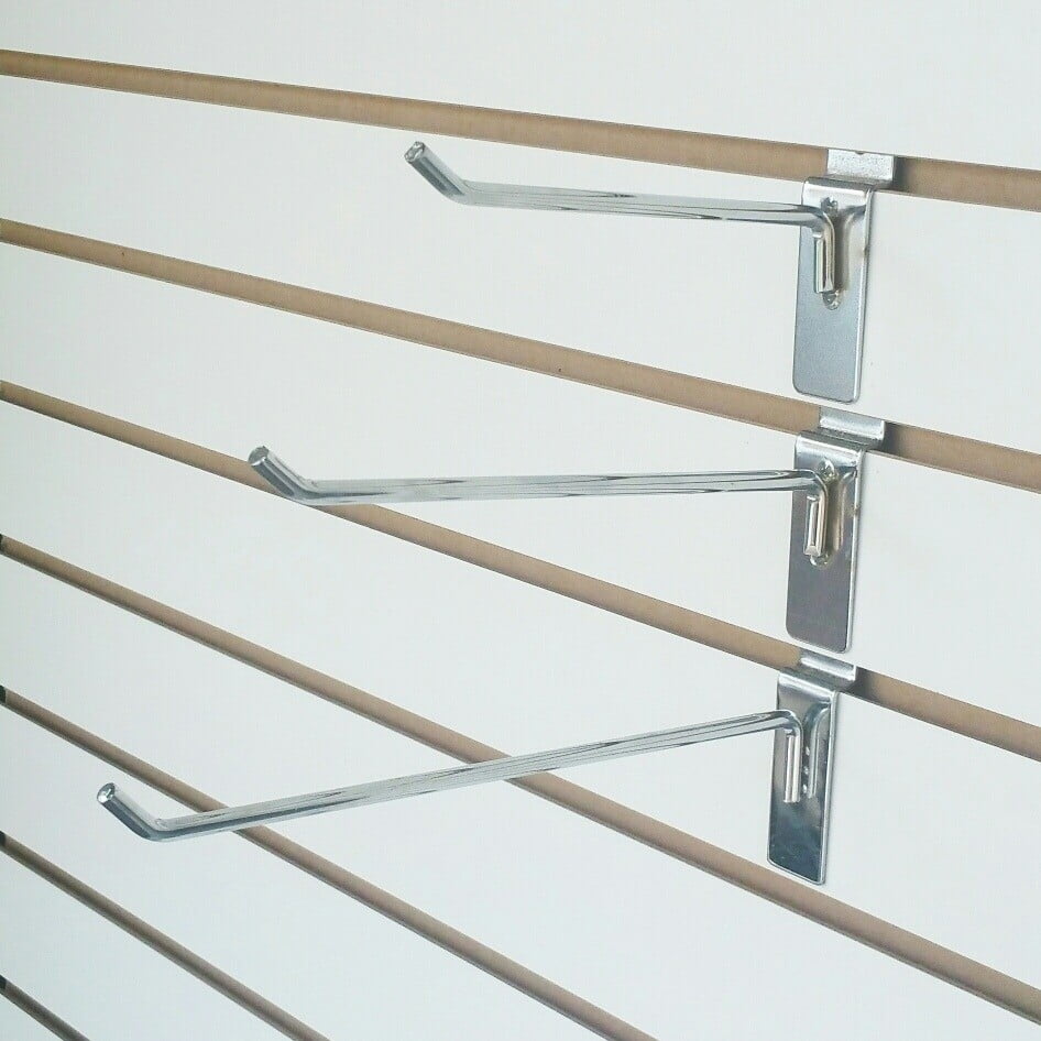 GANCHO CROMADO SLATWALL 2" SWH2 SM