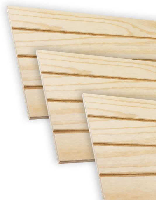 PLYWOOD PINO RANURADO 3/8" 4' X 8' ARAUCOPLY