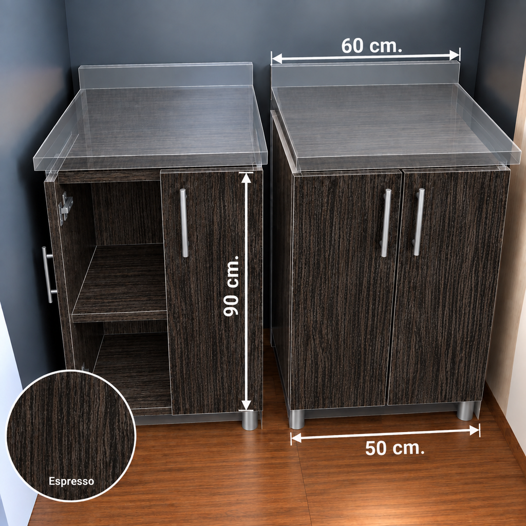 DIY TOP GABINETE BASE MOBA 50 ESPRESSO