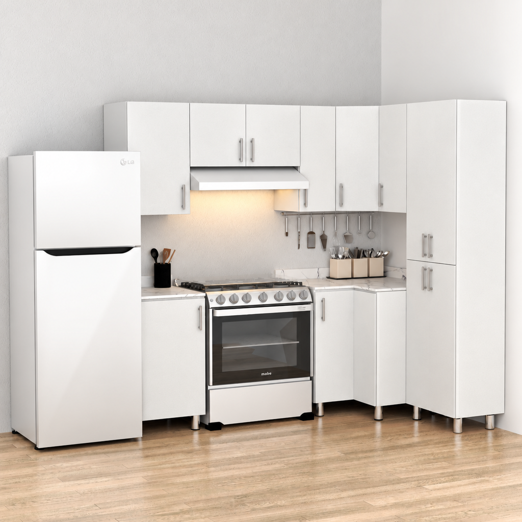 DIY COMBO DE COCINA 3 CAJONES BLANCO