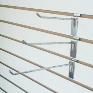 GANCHO CROMADO SLATWALL 8" SW-H8 SM