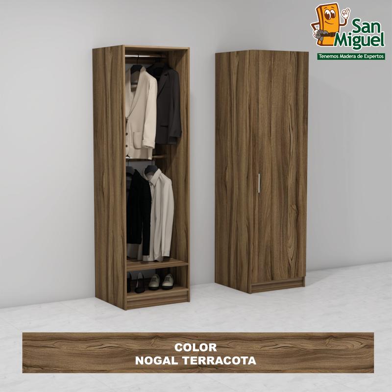 DIY CLOSET 2 COLGADORES ANCHO 60 NOGAL TERRACOTA