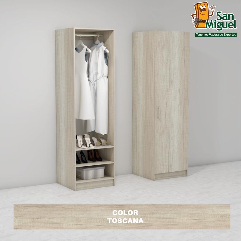 DIY CLOSET 1 COLGADOR 2 ENTREPAÑOS ANCHO 60 TOSCANA