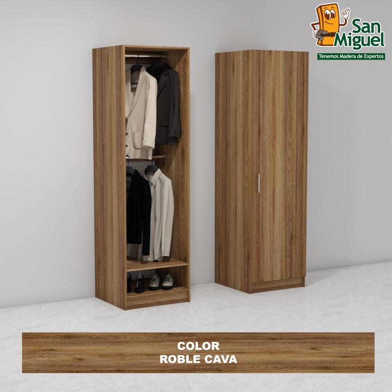 DIY CLOSET 2 COLGADORES ANCHO 60  ROBLE CAVA