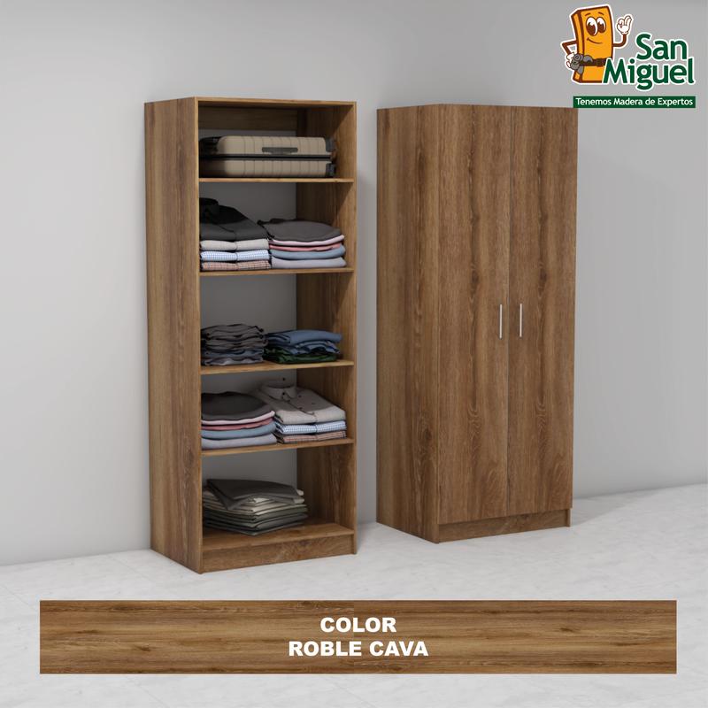 DIY CLOSET 5 ENTREPAÑOS ANCHO 80  ROBLE CAVA