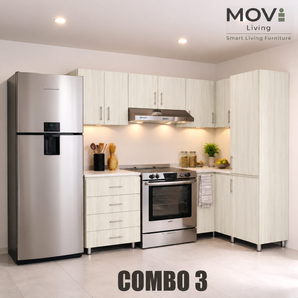COMBO COCINA 3 8PZS TEKA ÁRTICO + TOP MARMARA