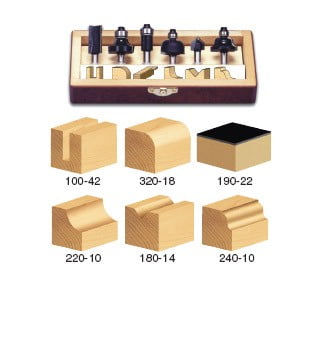 [F11-0100156] KIT P/RAUTER FRESA MULTIUSO 6 PZS TRS-240 TIMBERLINE