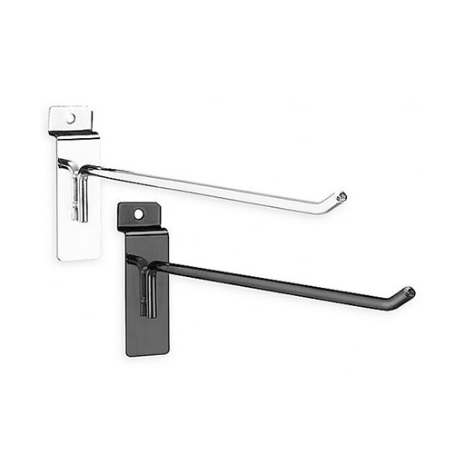 [F12-090410] GANCHO NEGRO SLATWALL 6" EBL-H6 SM