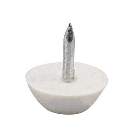 [F12-160302] DESLIZADOR PLASTICO BLANCO 3/4" DIMACSA