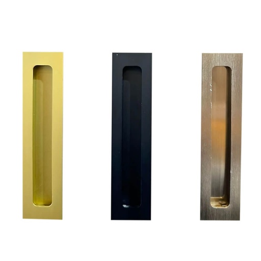 [F5-150056] HALADOR METÁLICO UÑERO CUADRADO (SM-308) 160 MM MATT GOLD SM