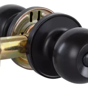 [F7-190010] CHAPA BOLA BAÑO NEGRO SATINADO