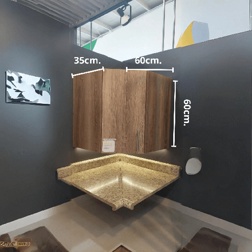 [CC-2006610] DIY GABINETE AEREO MOA ESQ 60 CONCRETO DECOR