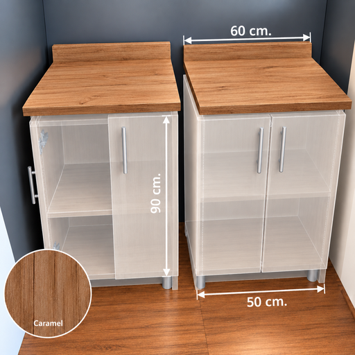 [CC-2006877] DIY TOP GABINETE BASE MOBA 50 CARAMEL