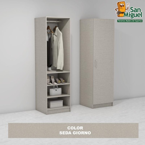 [CCCL-1006] DIY CLOSET 1 COLGADOR 3 ENTREPAÑOS ANCHO 60  SEDA GIORNO
