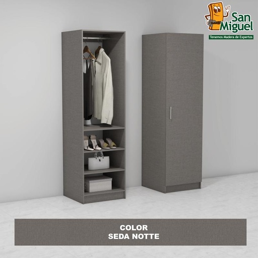 [CCCL-1009] DIY CLOSET 1 COLGADOR 3 ENTREPAÑOS ANCHO 60  SEDA NOTTE