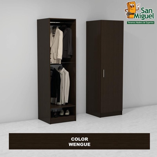 [CCCL-1403] DIY CLOSET 2 COLGADORES ANCHO 60  WENGUE