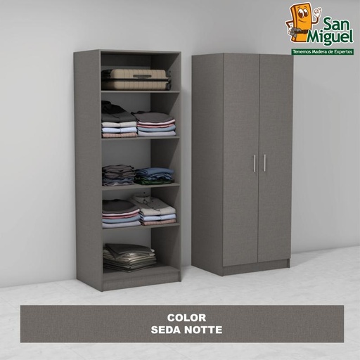 [CCCL-2409] DIY CLOSET 5 ENTREPAÑOS ANCHO 80  SEDA NOTTE