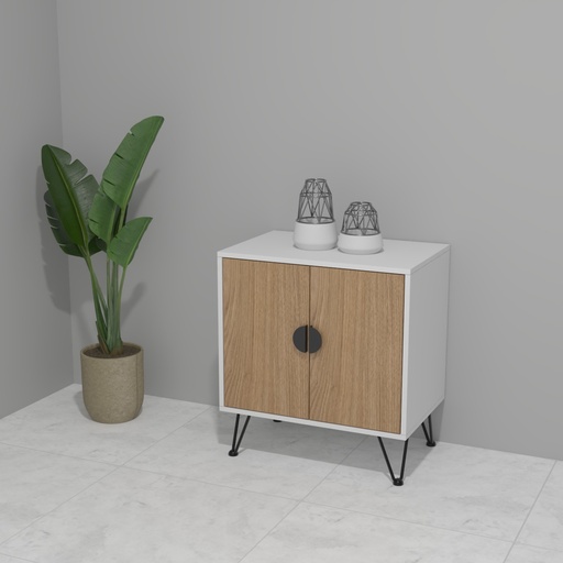 [CCMU-02] Modulo MUP Dos puertas + 1 entrepaño Blanco-Okuzai