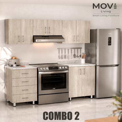 [CC-C20010] COMBO COCINA 2 5PZS TOSCANA + TOP MARMARA